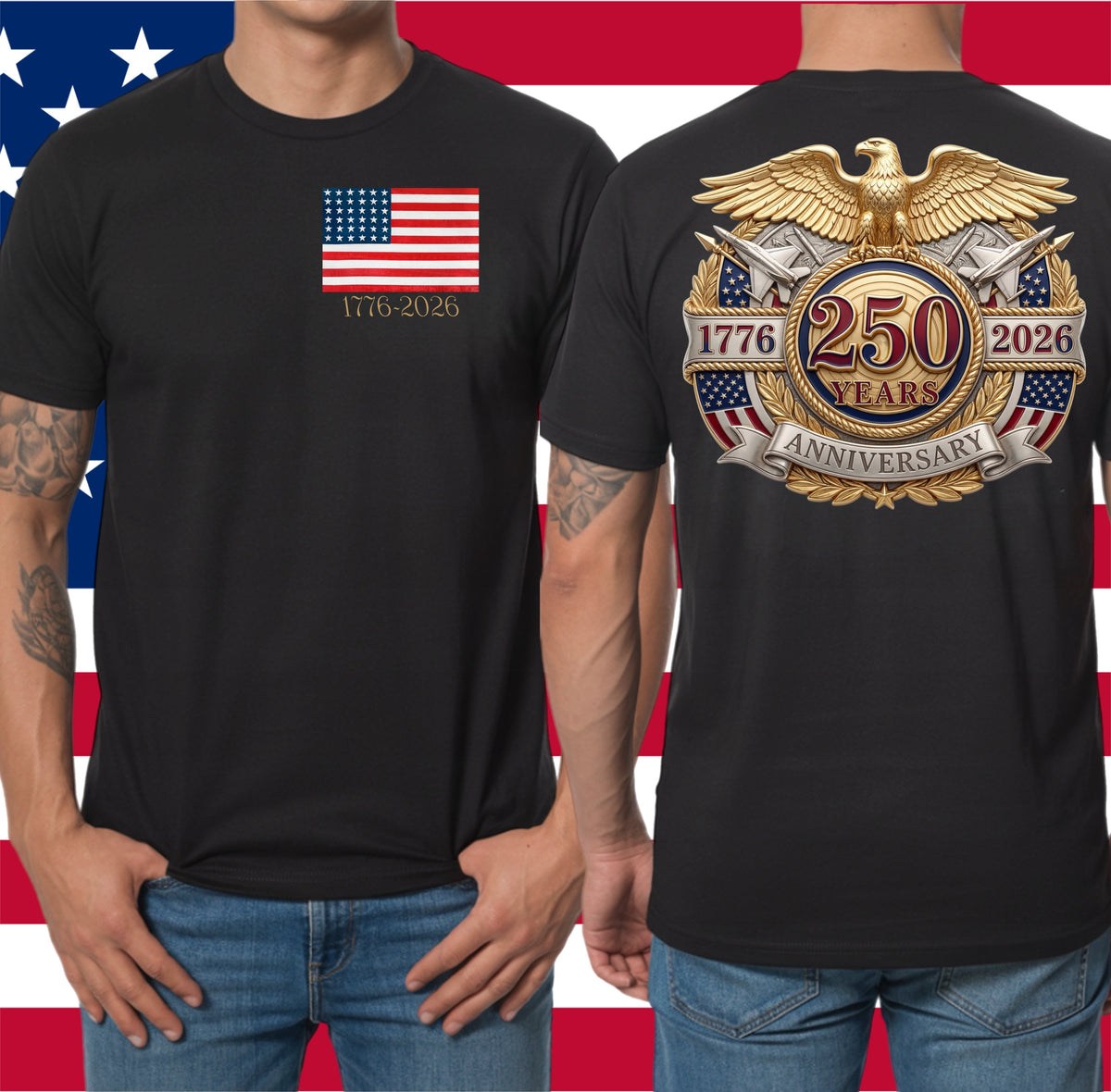Patriotic 250 Graphic Tee