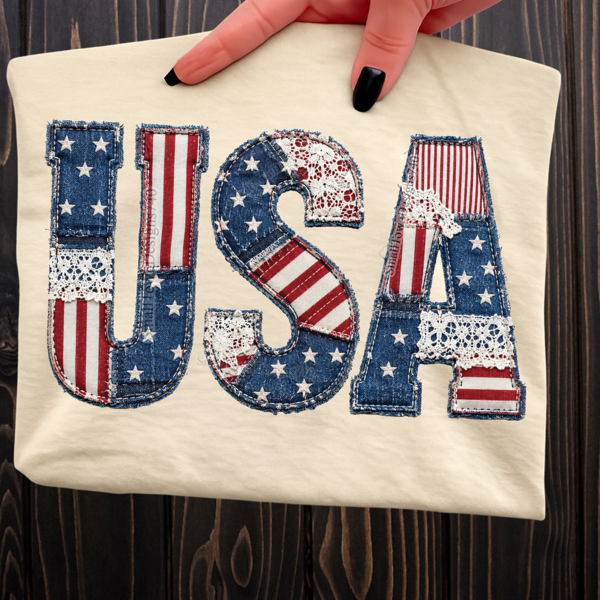 Quilted USA Graphic Tee (Copy)