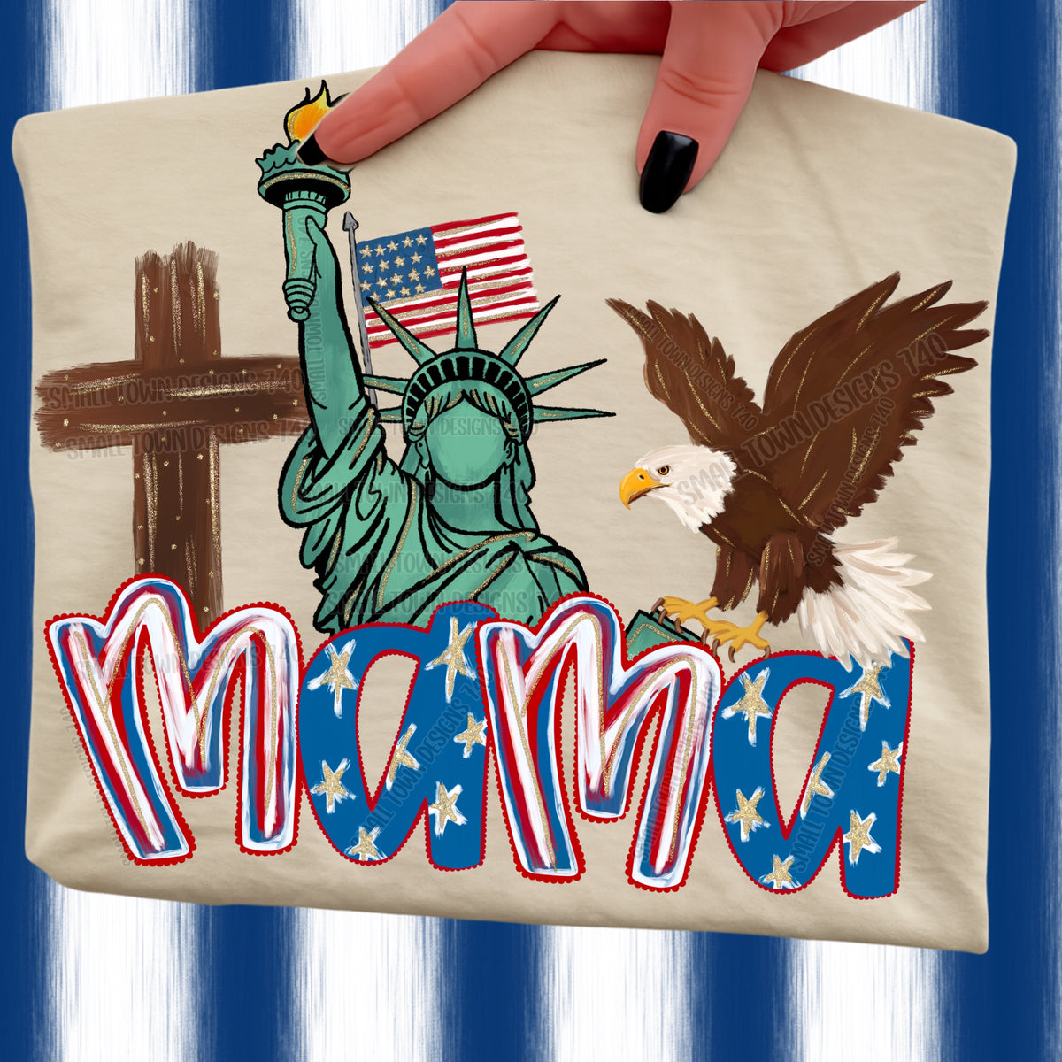 Patriotic Mama Graphic Tee