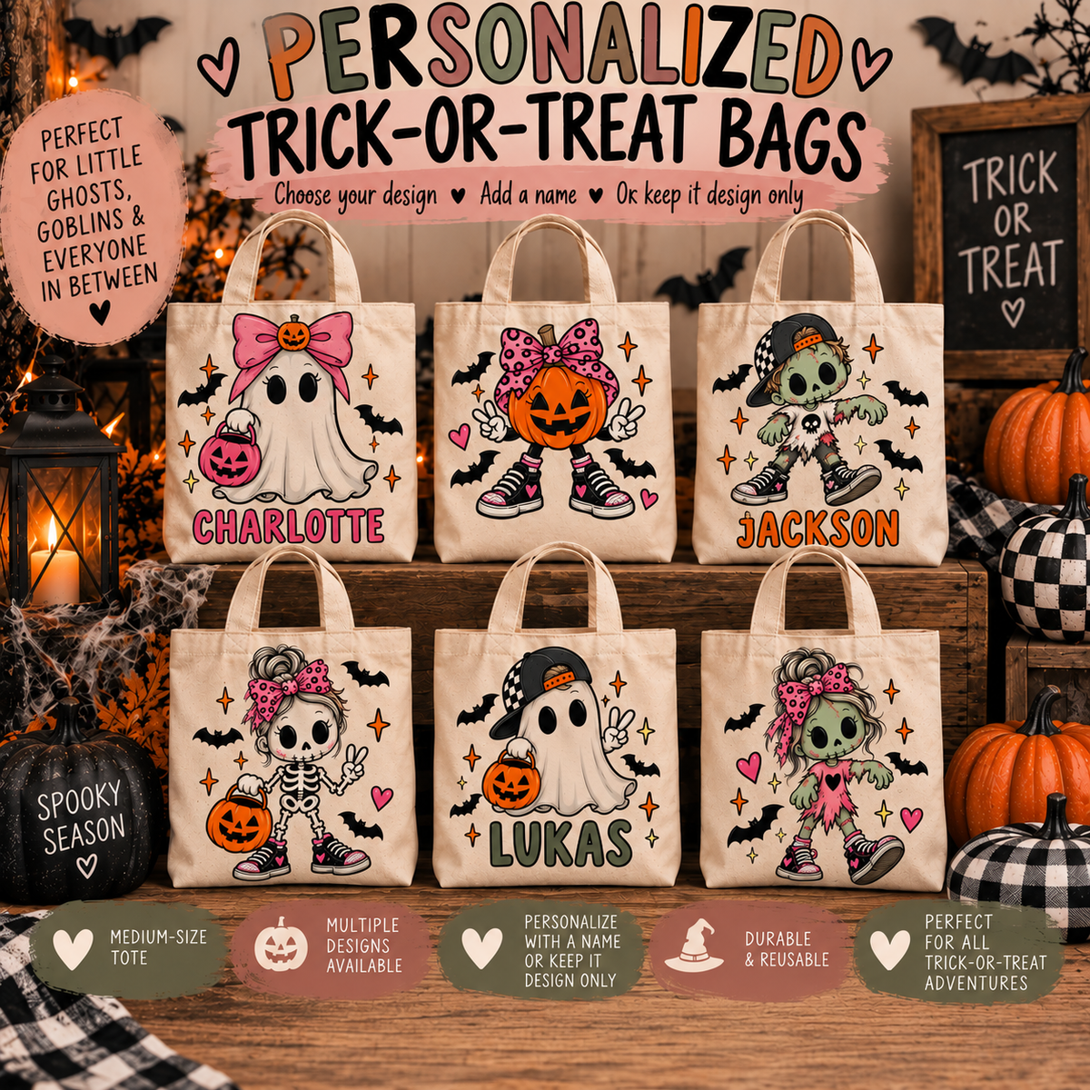 Personalized Trick-or-Treat Bag