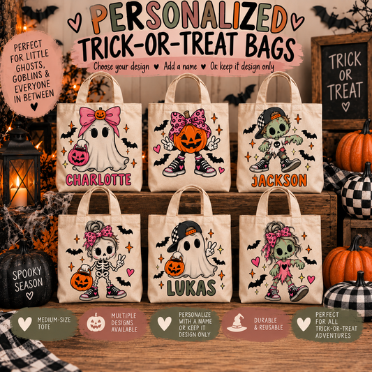Personalized Trick-or-Treat Bag