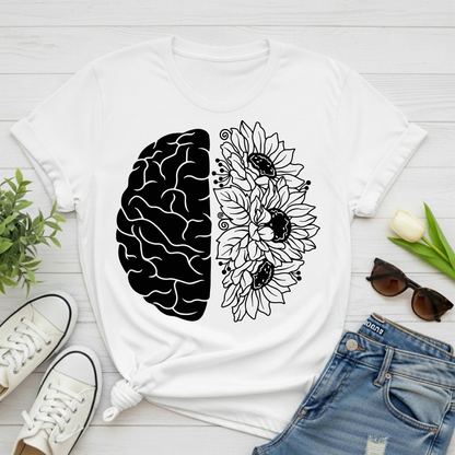 Brain & Blooms Tee
